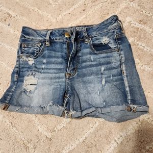 American Eagle Jean Shorts Size 4